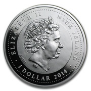 1 Dollar - Elizabeth II Loggerhead Sea Turtle obverse image