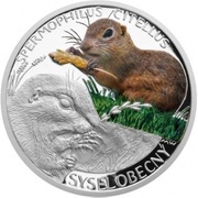 1 Dollar - Elizabeth II Ground Squirrel, Niue, 2014 reverse image