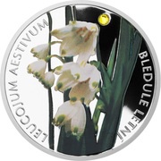 1 Dollar - Elizabeth II Summer snowflake, Niue, 2014 reverse image