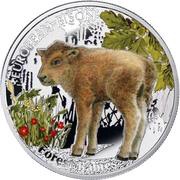 1 Dollar - Elizabeth II European Bison, Niue, 2014 reverse image