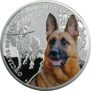 1 Dollar - Elizabeth II German Shepherd Dog, Niue, 2014 reverse image