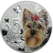 1 Dollar - Elizabeth II Yorkshire Terrier, Niue, 2014 reverse image