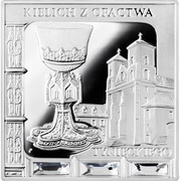 1 Dollar - Elizabeth II Chalice from the Tyniec Abbey, Niue, 2014 reverse image