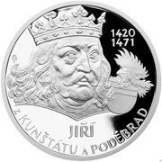 1 Dollar - Elizabeth II George of Poděbrady, Niue, 2014 reverse image