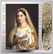 1 Dollar - Elizabeth II Woman with the Veil, Niue, 2014 reverse image