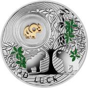 1 Dollar - Elizabeth II Elephant, Niue, 2014 reverse image