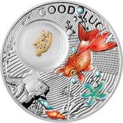 1 Dollar - Elizabeth II Goldfish, Niue, 2014 reverse image