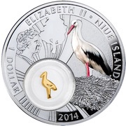 1 Dollar - Elizabeth II Stork obverse image