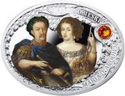 1 Dollar - Elizabeth II John III Sobieski and Maria D’Arquien, Niue, 2014 reverse image