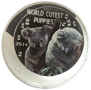 1 Dollar - Elizabeth II Koala, Niue, 2014 reverse image