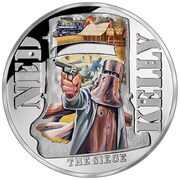 1 Dollar - Elizabeth II The Siege, Niue, 2015 reverse image