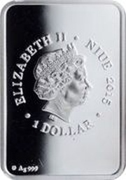 1 Dollar - Elizabeth II Guido Reni - Moses with the Tablets of the Law obverse image
