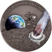 1 Dollar - Elizabeth II Lunar meteorite NWA 5000, Niue, 2015 reverse image