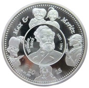 1 Dollar - Elizabeth II Max and Moritz, Niue, 2015 reverse image