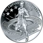 1 Dollar - Elizabeth II Paavo Nurmi, Niue, 2015 reverse image