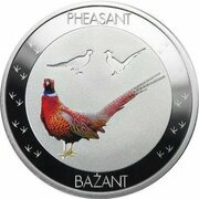 1 Dollar - Elizabeth II Pheasant, Niue, 2015 reverse image