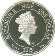1 Dollar - Elizabeth II Aureus Diana obverse image