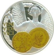 1 Dollar - Elizabeth II Aureus Victoria, Niue, 2015 reverse image