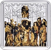 1 Dollar - Elizabeth II Dormition of the Mary, Niue, 2015 reverse image