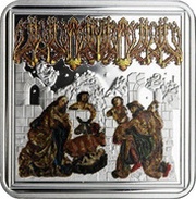 1 Dollar - Elizabeth II Nativity scene, Niue, 2015 reverse image