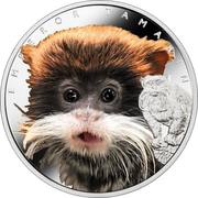 1 Dollar - Elizabeth II Emperor Tamarin, Niue, 2015 reverse image