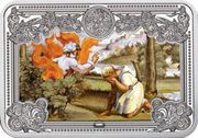 1 Dollar - Elizabeth II Moses and the Burning Bush, Niue, 2015 reverse image