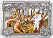 1 Dollar - Elizabeth II Noah's Ark, Niue, 2015 reverse image