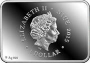 1 Dollar - Elizabeth II Samson and Delilah obverse image