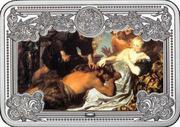 1 Dollar - Elizabeth II Samson and Delilah, Niue, 2015 reverse image