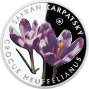 1 Dollar - Elizabeth II Carpathian Saffron, Niue, 2015 reverse image