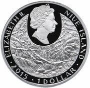 1 Dollar - Elizabeth II Saker falcon obverse image