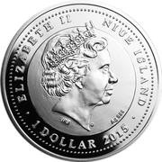 1 Dollar - Elizabeth II Galaxy NGC 1232 obverse image