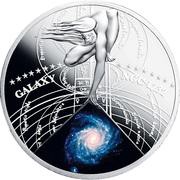 1 Dollar - Elizabeth II Galaxy NGC 1232, Niue, 2015 reverse image