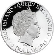 1 Dollar - Elizabeth II Quit India Movement obverse image