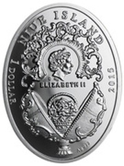 1 Dollar - Elizabeth II Standard Yacht egg obverse image