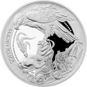 1 Dollar - Elizabeth II Falconry, Niue, 2015 reverse image