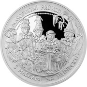 1 Dollar - Elizabeth II Shrovetide masquerade processions, Niue, 2015 reverse image