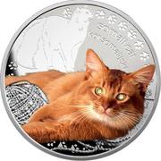 1 Dollar - Elizabeth II Somali cat, Niue, 2015 reverse image