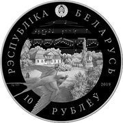 10 Roubles Stanislav Monyushko. 200 years obverse image