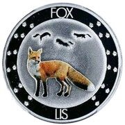 1 Dollar - Elizabeth II Fox, Niue, 2016 reverse image