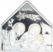 10 Diners Nativity, Andorra, 2007 reverse image