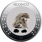 1 Dollar - Elizabeth II Hedgehog, Niue, 2016 reverse image