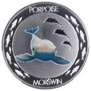 1 Dollar - Elizabeth II Porpoise, Niue, 2016 reverse image
