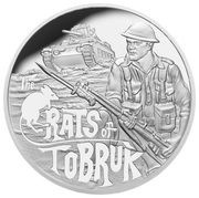1 Dollar - Elizabeth II The Rats of Tobruk, Niue, 2016 reverse image