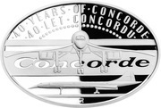 1 Dollar - Elizabeth II Concorde, Niue, 2016 reverse image