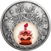 1 Dollar - Elizabeth II Happy Birthday, Niue, 2016 reverse image