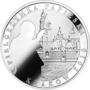 1 Dollar - Elizabeth II Visit of Pope Francis in Cracow, Niue, 2016 reverse image