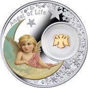 1 Dollar - Elizabeth II Angel of life, Niue, 2016 reverse image