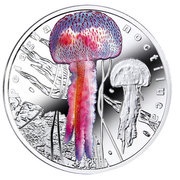 1 Dollar - Elizabeth II Pelagia Noctiluca, Niue, 2016 reverse image