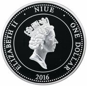 1 Dollar - Elizabeth II Plenty Year of the Monkey obverse image